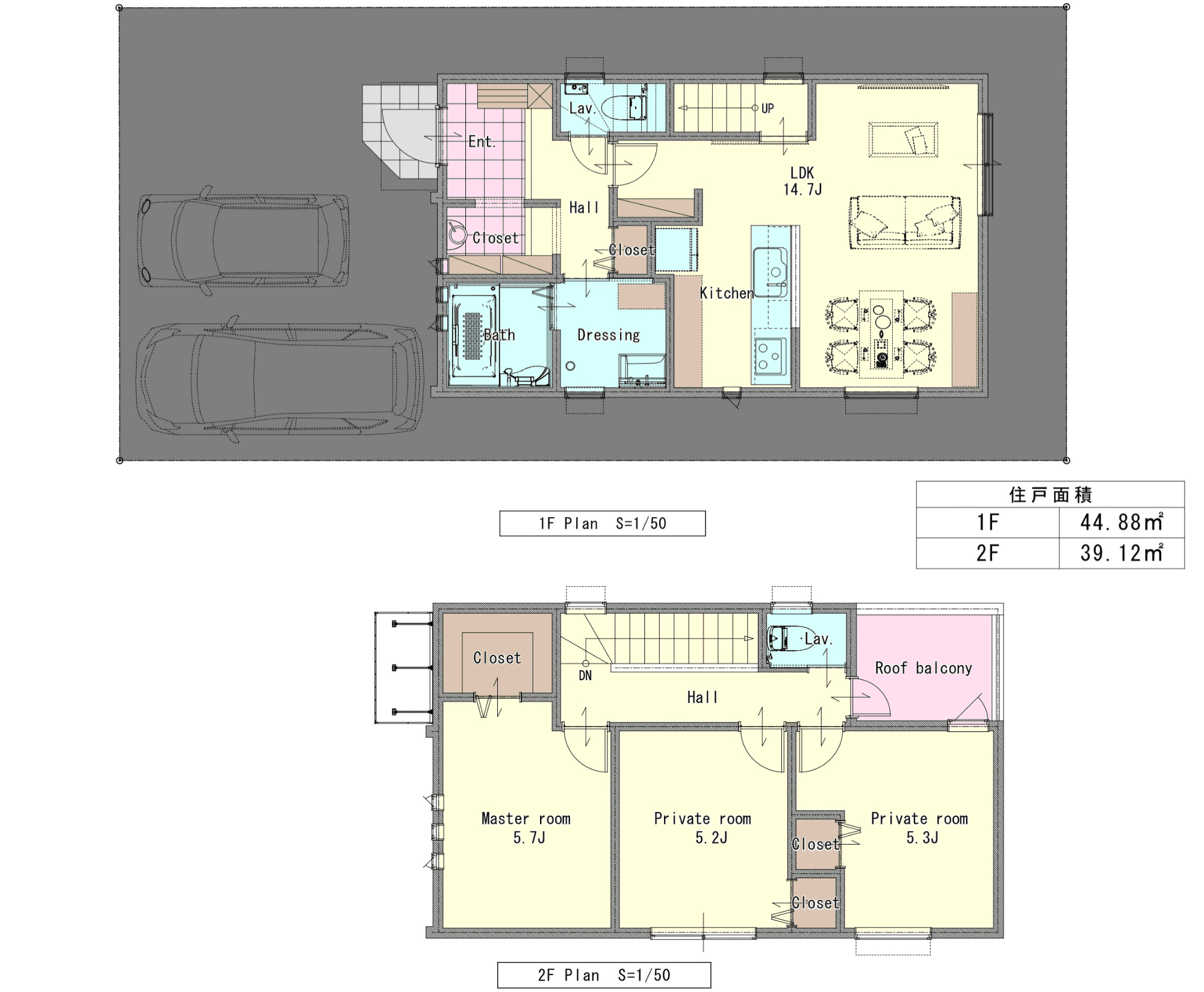 Machi家ka series 南丸保園間取り図